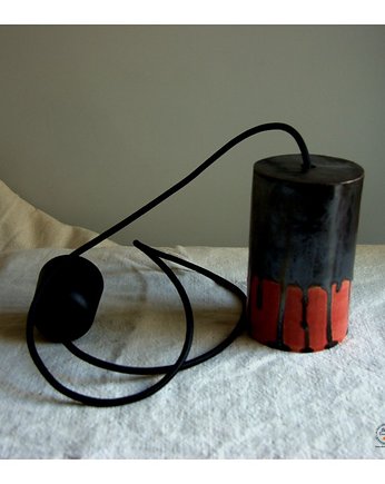 Lampa wisząca ,,Asflatowa", Dzika Ceramika