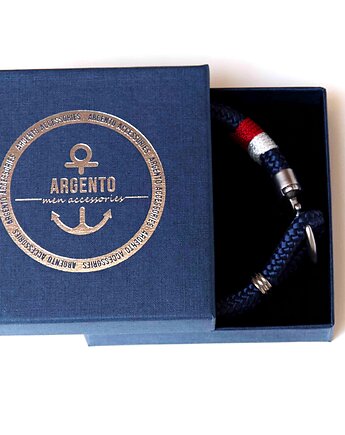 Męska bransoleta kotwica, Argento akcesoria