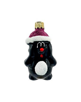 Bombka choinkowa: Krecik w czapce Świętego Mikołaja, Syn Bombkarza