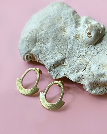 Kolczyki pozłacane 24K złotem, Friedman Jewelry