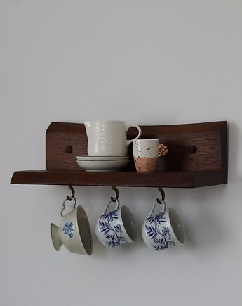 Półka na kubki oak, Ohwood manufaktura