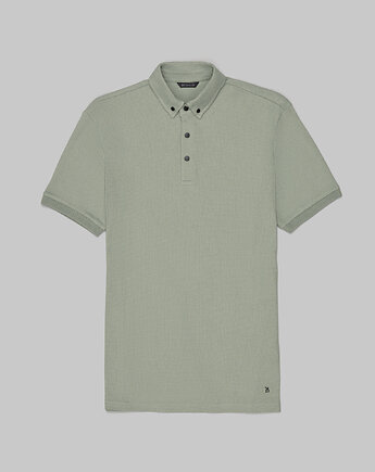 Męska koszulka polo corio zielony, OSOBY - Prezent dla świadka