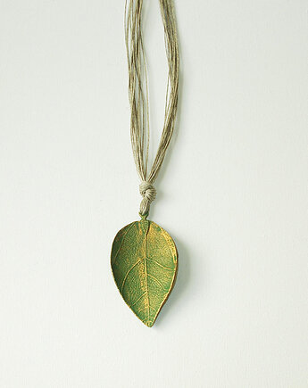 Długi naszyjnik z liściem vol 2, galeria nuit