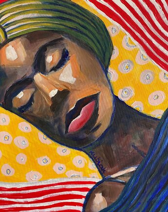 La negrita / by Magda Kubiak 50x50 cm, pachamama ceramics