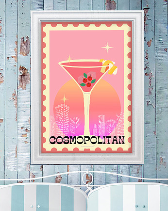 Plakat Cosmopolitan - fine art, minimalmill