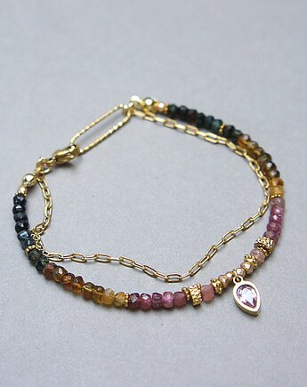 Turmaliny vol.  21 - bransoletka /16.02.26/ szlachetna kolekcja, KiKa pracownia