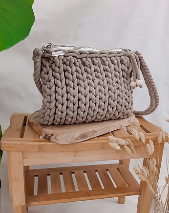 Pillow Bag  - piaskowa, Damariz