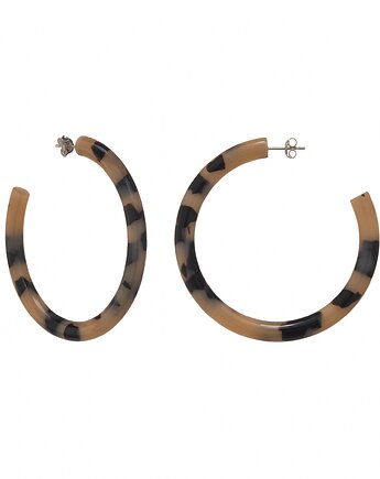 Kolczyki Alice w kolorze White Tortoise, NINIcoJewelry