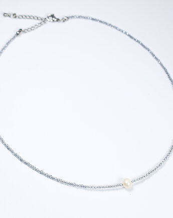 Naszyjnik Topaz z białą perłą, Lovely Jewellery
