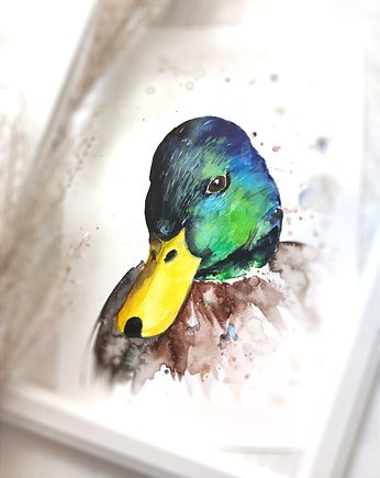 Akwarela kaczka, Wiktoria Borys Art
