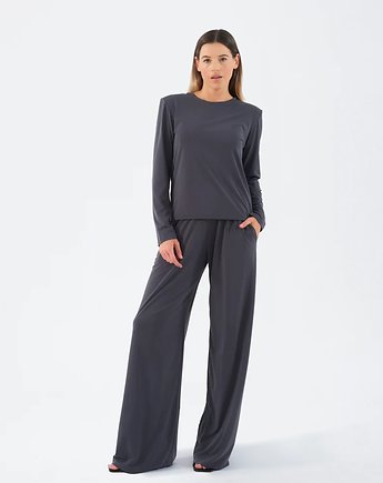 LONGSLEEVE PROUD premium modal anracite, Patchouli