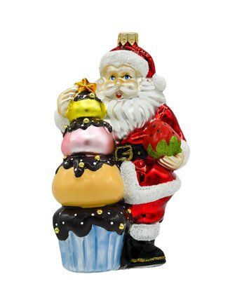 Bombka choinkowa: Święty Mikołaj z babeczkami, Syn Bombkarza