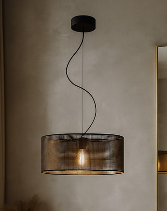 Designerska lampa wisząca do kuchni z ażurowym kloszem 40 cm HAJFA AŻUR, LYSNE
