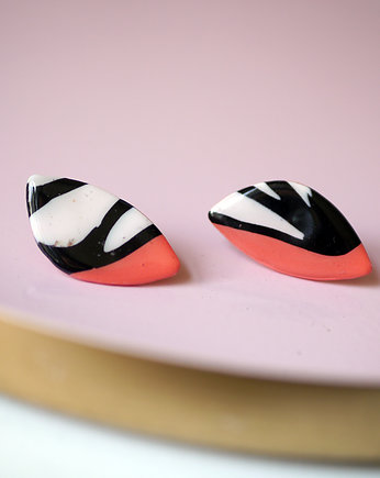 KOLCZYKI wings sztyfty łososiowe, MODELINOVA