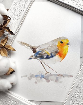 Akwarela rudzik, Wiktoria Borys Art