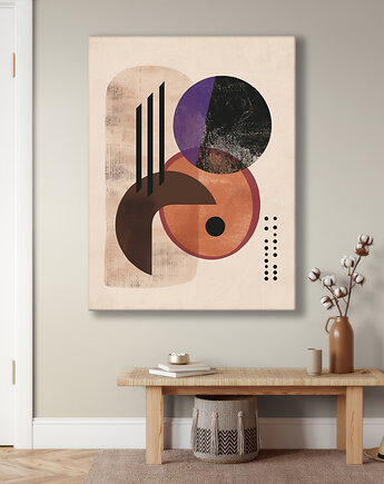 Geometria natury - Obraz na płótnie - Druk Blejtrama, Minimalizm, Loft #45, Black Sapphire Art