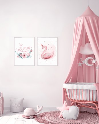 Plakaty dla księżniczki Little Princess, Wallie Studio Dekoracji