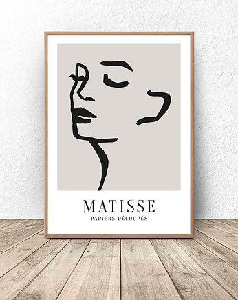 Plakat dekoracyjny "Kobiece rysy" Henri Matisse, scandiposter