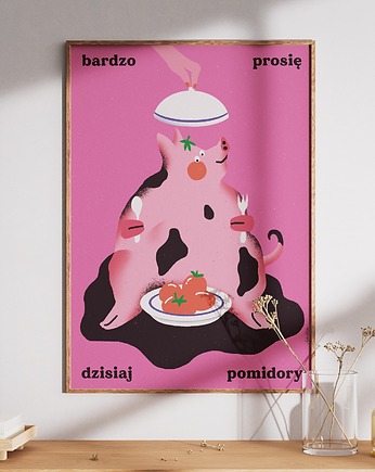 Plakat "Bardzo prosię", Agata Małecka
