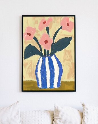 Plakat - Storczyki w wazonie, Harry Monkey