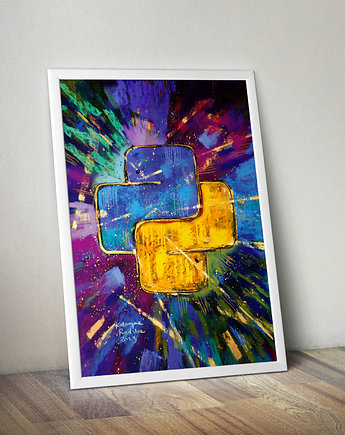 Python - plakat B2, Katarzyna Radzka