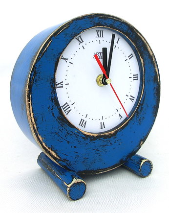 Zegar biurkowy drewniany - Cichy mechanizm, Clock Wood Studio