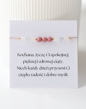 Prezent dla Przyszłej Mamy, Bransoletka na Zdrową Ciążę, Vinci Woman