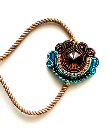 Elegancka sutaszowa bransoletka MOA, Sylwia Żak