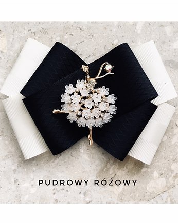 Brosza  z Baletnicą Tancerką New, Pudrowy Różowy