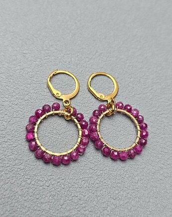 Kolczyki Rubinowe Kółka, ILEA