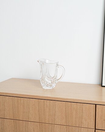 Dzbanek kryształowy, włoski design, lata 70, produkcja: Włochy, Przetwory design