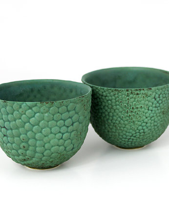 "Mikrostruktury" Porcelanowe czarki 2szt, MLY Studio
