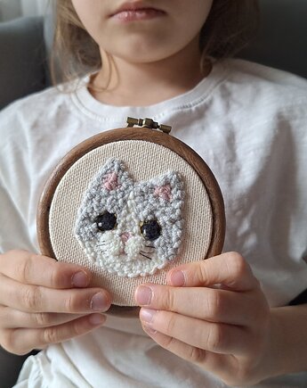 Portret kotka- dodatek na ścianę, Nataly Atelier