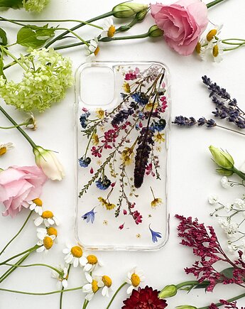 Etui na telefon - deszcz uroczych kwiatów, fernandfelt