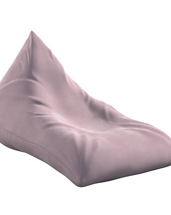 Pufa leżanka Velvet Zgaszony Róż, Yellow Tipi
