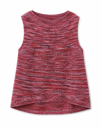 Malina/ cirkular top, agat handmade