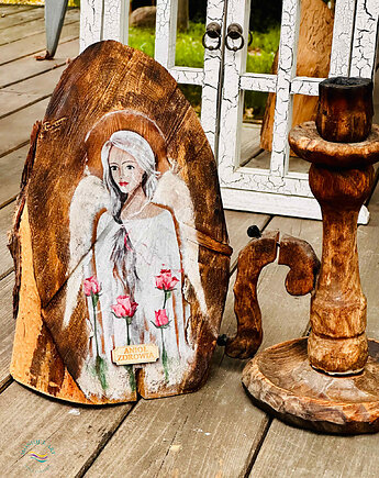 Anioł Zdrowia na pniu , Monique Art