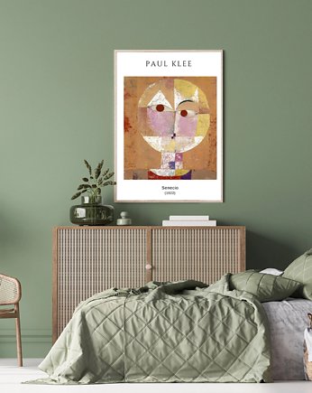 PLAKAT Paul Klee, plakat abstrakcyjny, Senecio, black dot studio