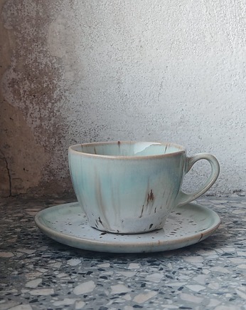 Filiżanka z talerzykiem, MOM S HANDMADE