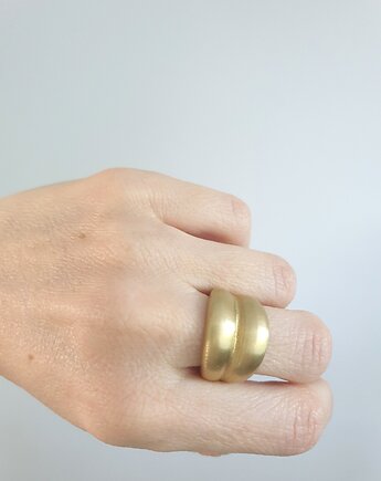 Pierścionek  ANTYK nr.2, mosiądz, modesign