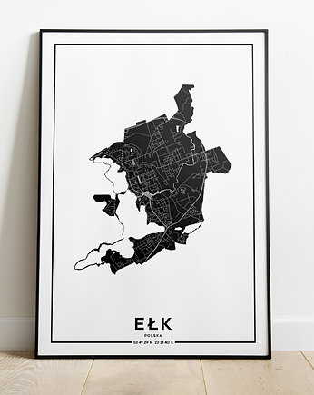 Plakat Miasto - Ełk, Peszkowski Graphic