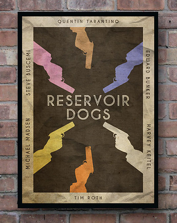 Plakat Reservoir Dogs, minimalmill