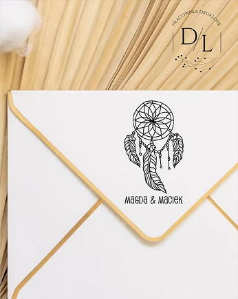 Stempel Ex Libris Exlibris personalizowany Łapacz, DrukLove