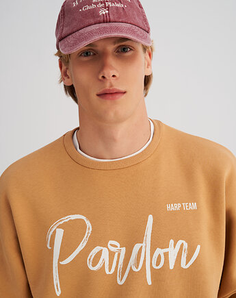 Sprana czapka z daszkiem VINTAGE bordowa, HARP TEAM