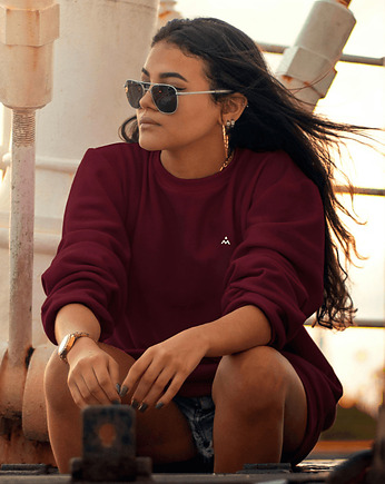 Bluza Burgundy Flow Longsleeve UNISEX, MEYANTU