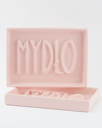 Mydelniczka ceramiczna MYDŁOniczka różowa, m2k studio