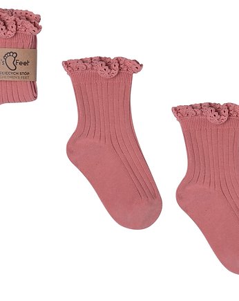 Skarpetki Mono Baby - Brudny Róż, Mamas Feet