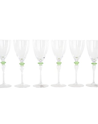 Zestaw sześciu kieliszków, włoski design, lata 70, produkcja: Włochy, Przetwory design