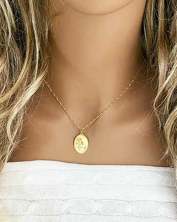 Naszyjnik z makiem, mak horoskop kwiatowy sierpień, Anemon Atelier