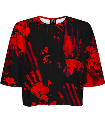 DR.CROW T-shirt Krótki CROP Zombie Black, DrCrow